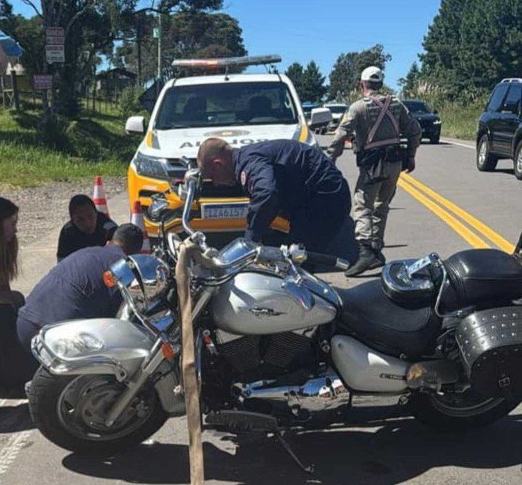 BRIGADA MILITAR REALIZA REMOÇÃO DE VÍTIMA DE ACIDENTE NA ROTA DO SOL