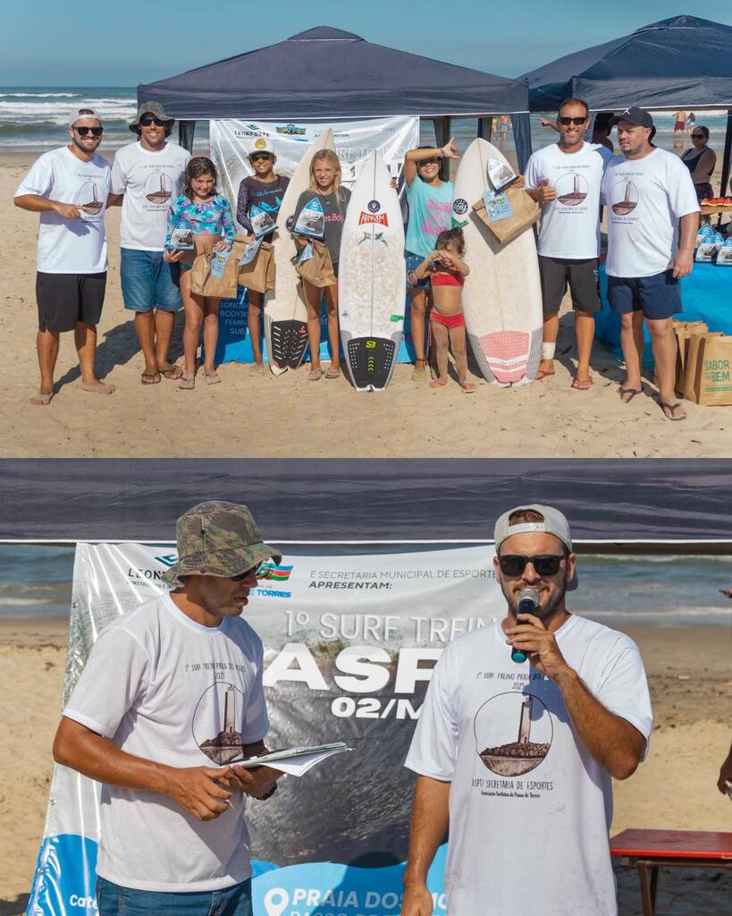 COMPETIÇÃO DE SURF REÚNE FÃS DO ESPORTE EM PASSO DE TORRES