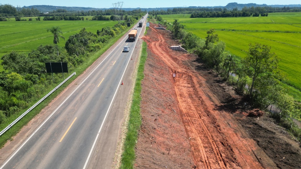 Começa a construção da primeira balança para caminhões na RSC-287; saiba onde será e como vai funcionar