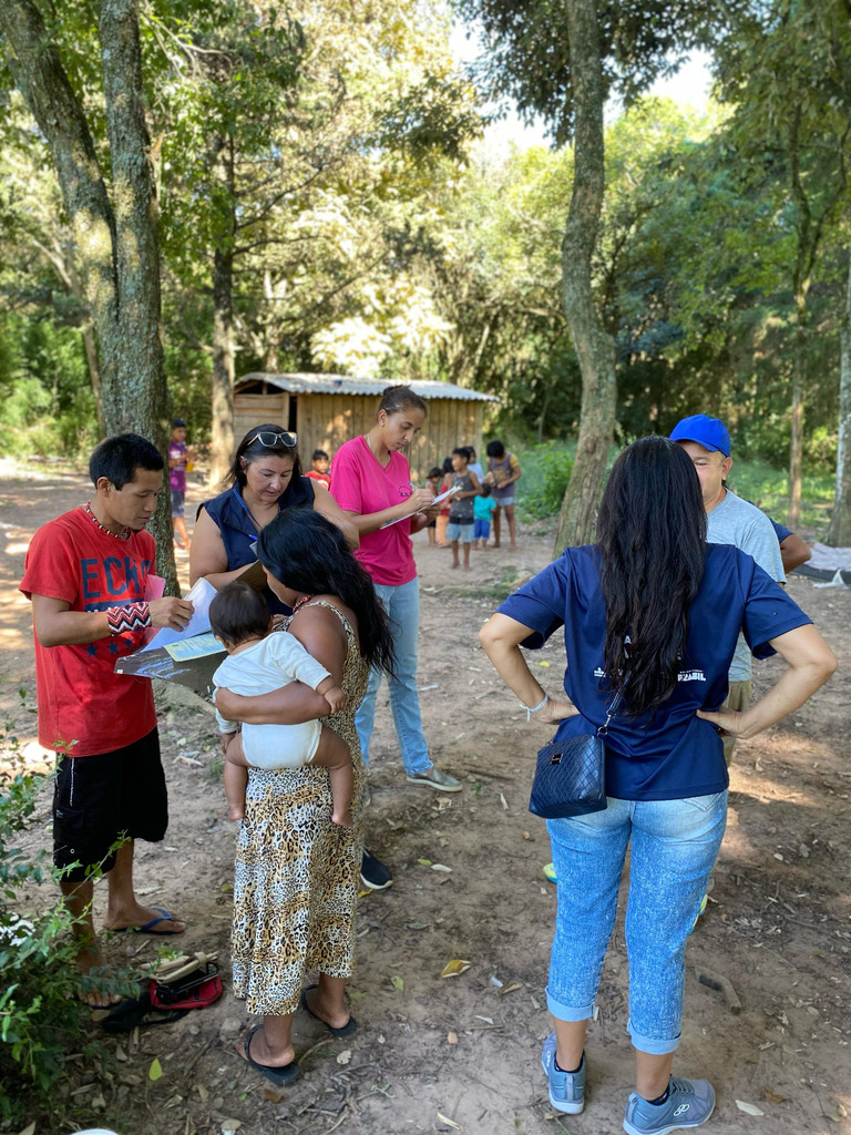 Comunidade indígena recebe mutirão de limpeza e de atendimento à saúde