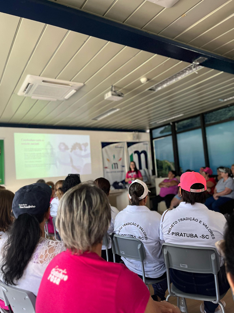 MULHERES DE PIRATUBA PARTICIPAM DE EVENTO NA USINA DE MACHADINHO EM HOMENAGEM AO DIA INTERNACIONAL DA MULHER