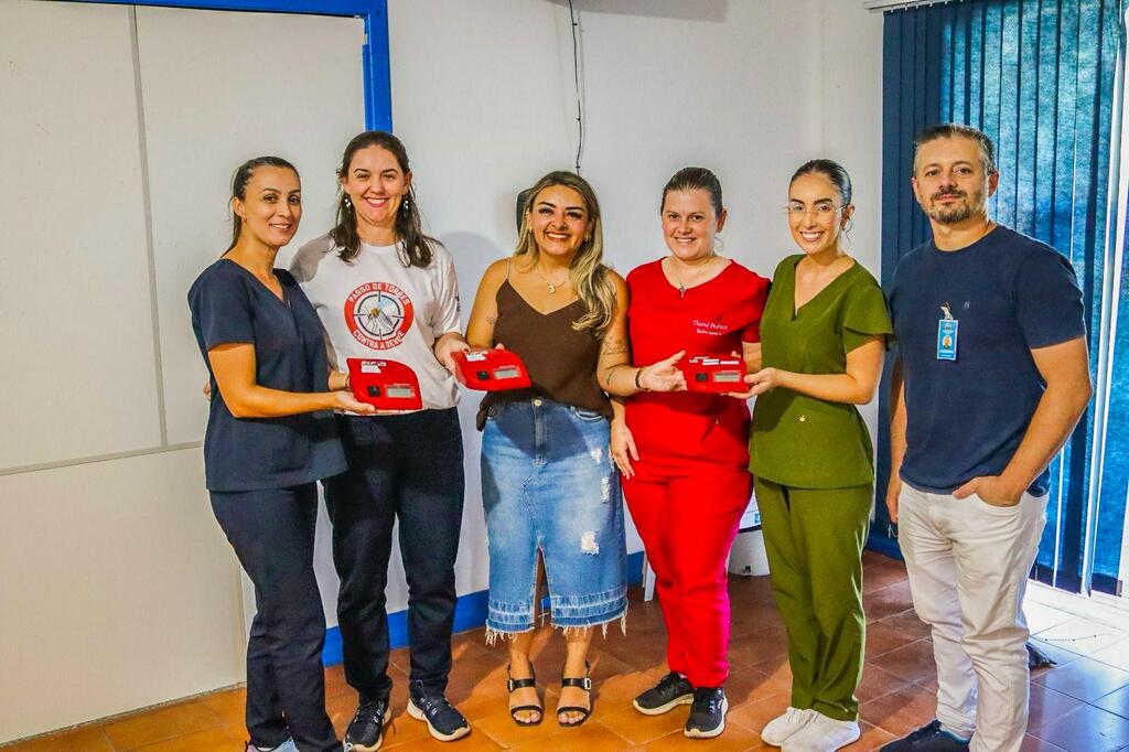 MUNICÍPIO DE PASSO DE TORRES RECEBE APARELHOS  DE HEMATÓCRITO PARA MEDIR  A GRAVIDADE DA DENGUE
