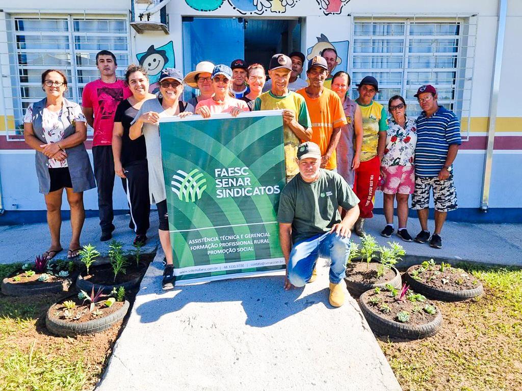 ASSISTÊNCIA SOCIAL CONCLUI CURSO DE JARDINAGEM EM SANTA ROSA DO SUL