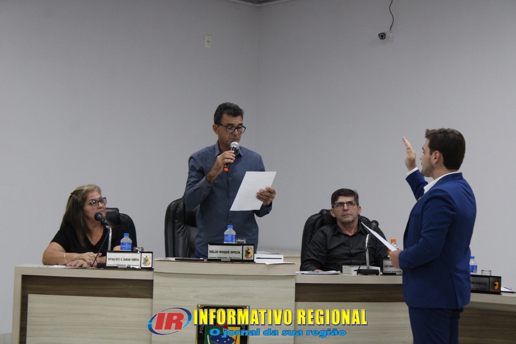 SUPLENTE DE VEREADOR GUILHERME BRUNEL  ASSUME CADEIRA NA CÂMARA DE PRAIA GRANDE