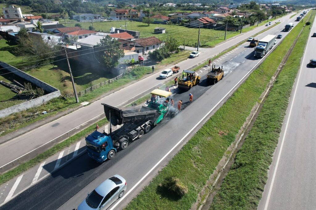 CCR VIA COSTEIRA:  PROGRAMAÇÃO SEMANAL DE OBRAS NA BR-101 SUL/SC
