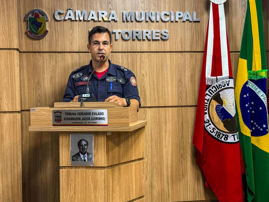 VEREADORES DE TORRES RECEBEM CONVITE PARA  A 6ª CORRIDA DO FOGO