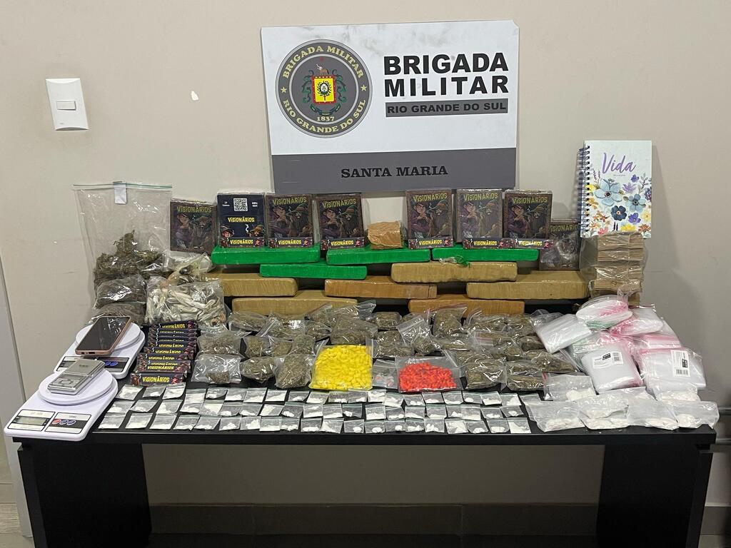 Operação do 2° BPChq frustra esquema de delivery de drogas em Santa Maria
