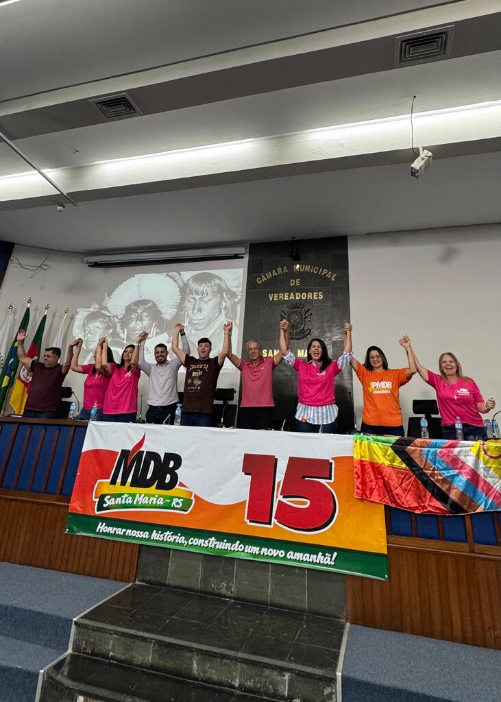 MDB de Santa Maria elege novo presidente e aposta na renovação de lideranças