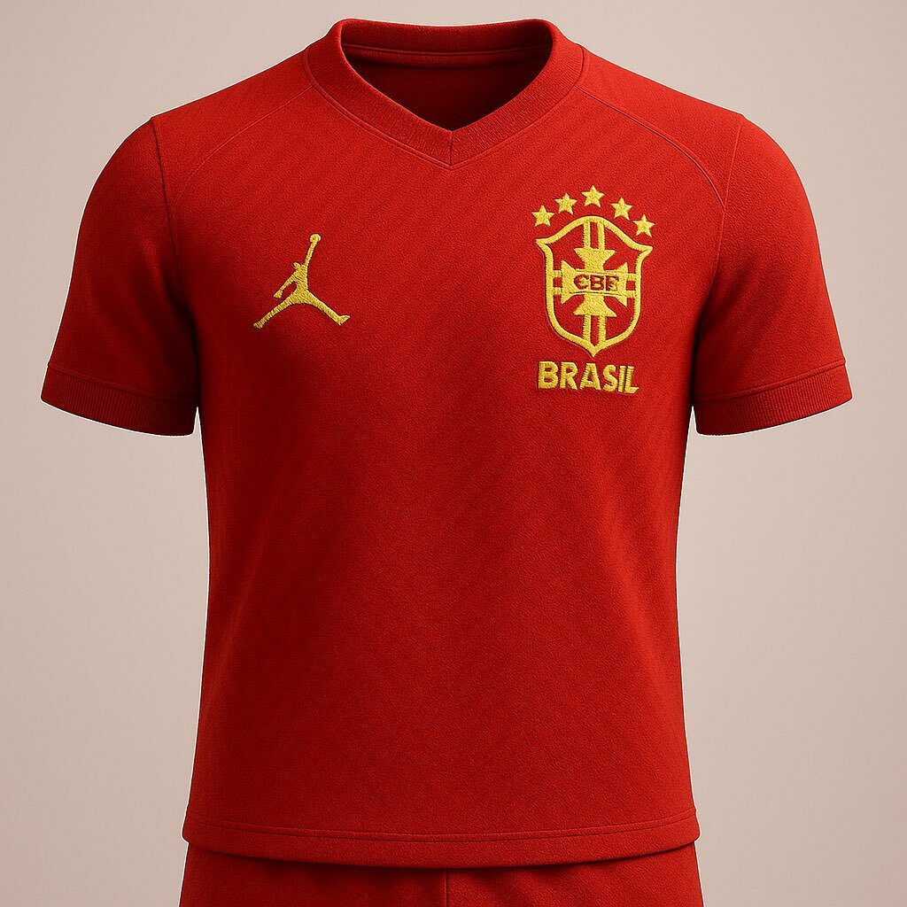 Seleção Brasileira terá camisa vermelha na Copa do Mundo de 2026, diz site