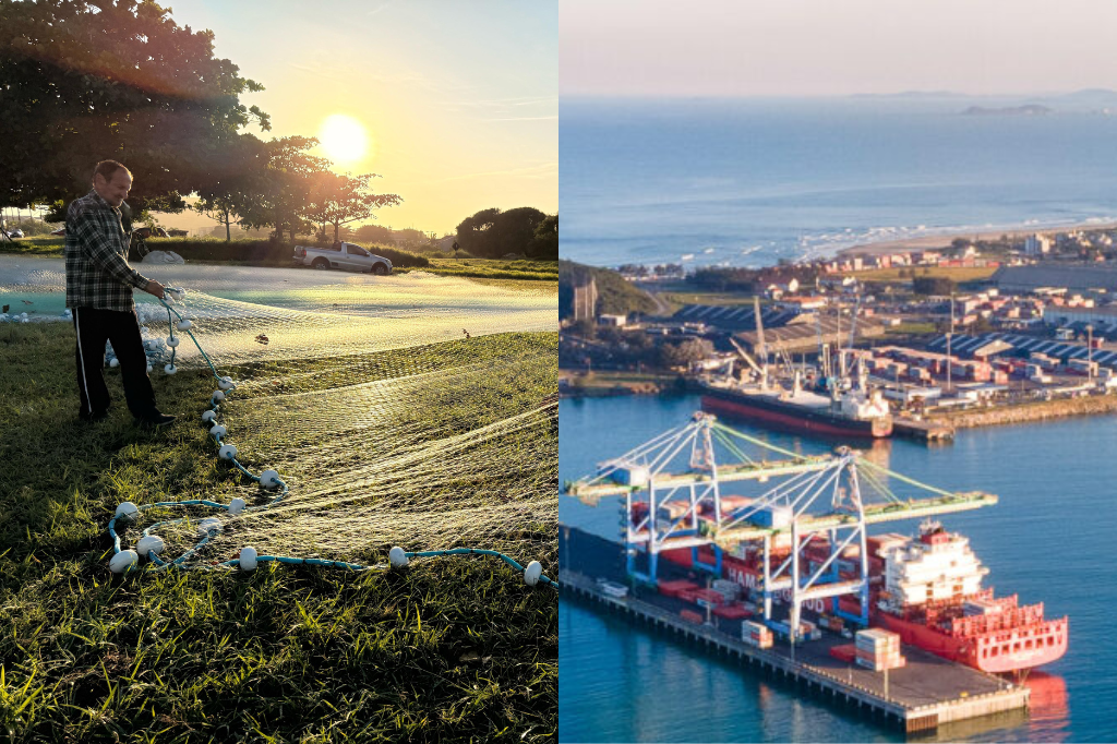 Imagem Otaviano Carvalho/Imagem assessoria sc porto de Imbituba - DESENVOLVIMENTO SIM, MAS COM RESPEITO À COMUNIDADE