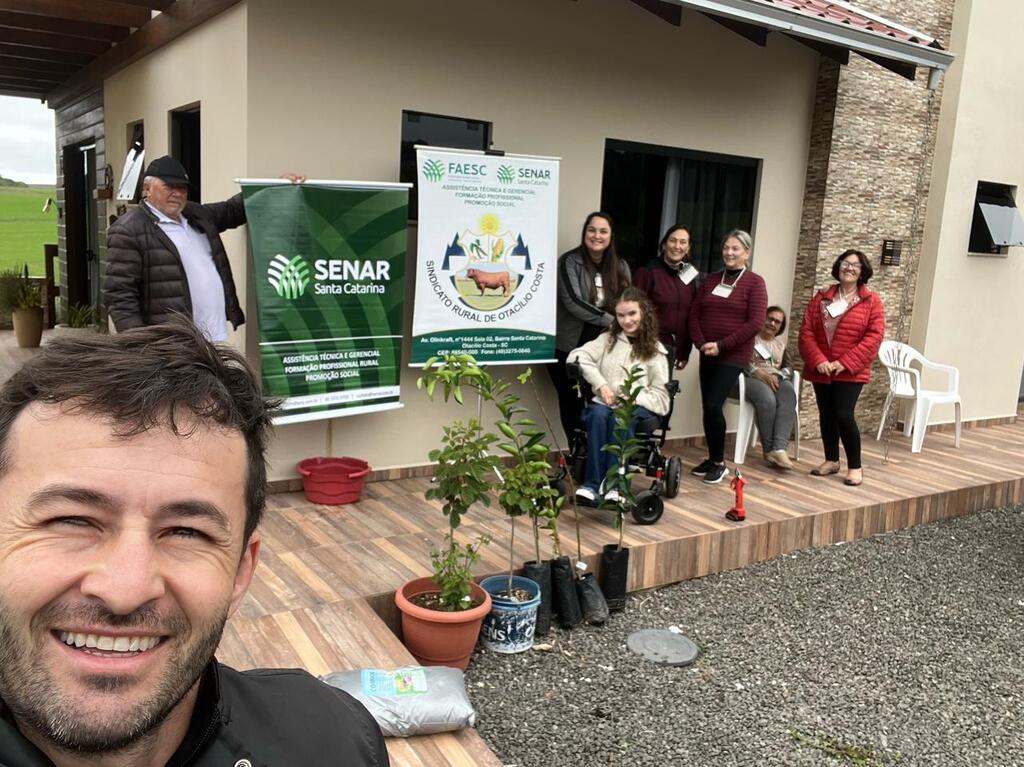 Manejo de pomar é tema de treinamento do Sindicato Rural