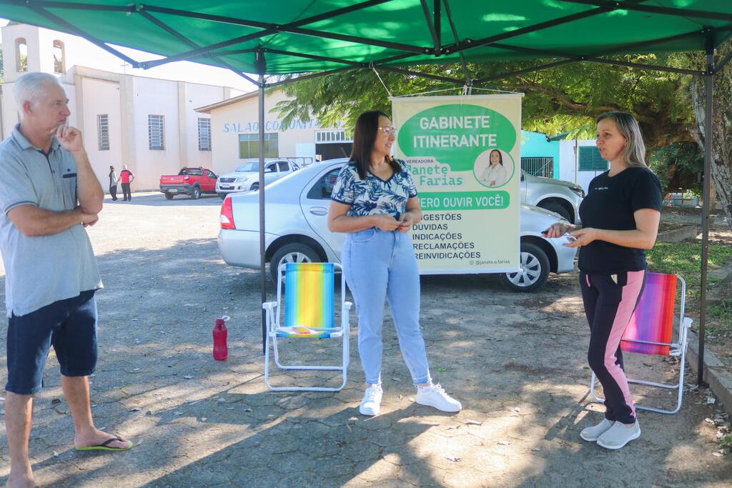 VEREADORA DE SÃO JOÃO DO SUL JANETE FARIAS REALIZA MAIS UMA  EDIÇÃO DO GABINETE ITINERANTE