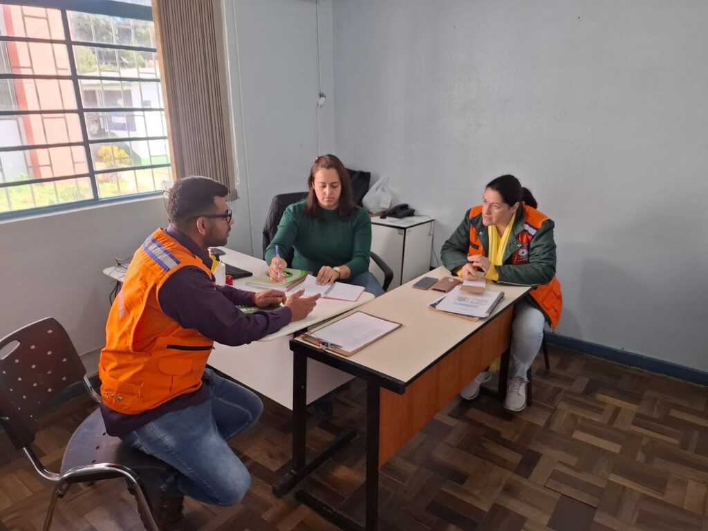 Defesa Civil de Bocaina do Sul recebe visita de representante de Rio Rufino