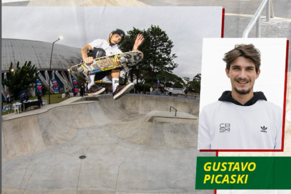 Imagem divulgação - Imbitubense Gustavo Picaski é convocado para a seleção brasileira de skate