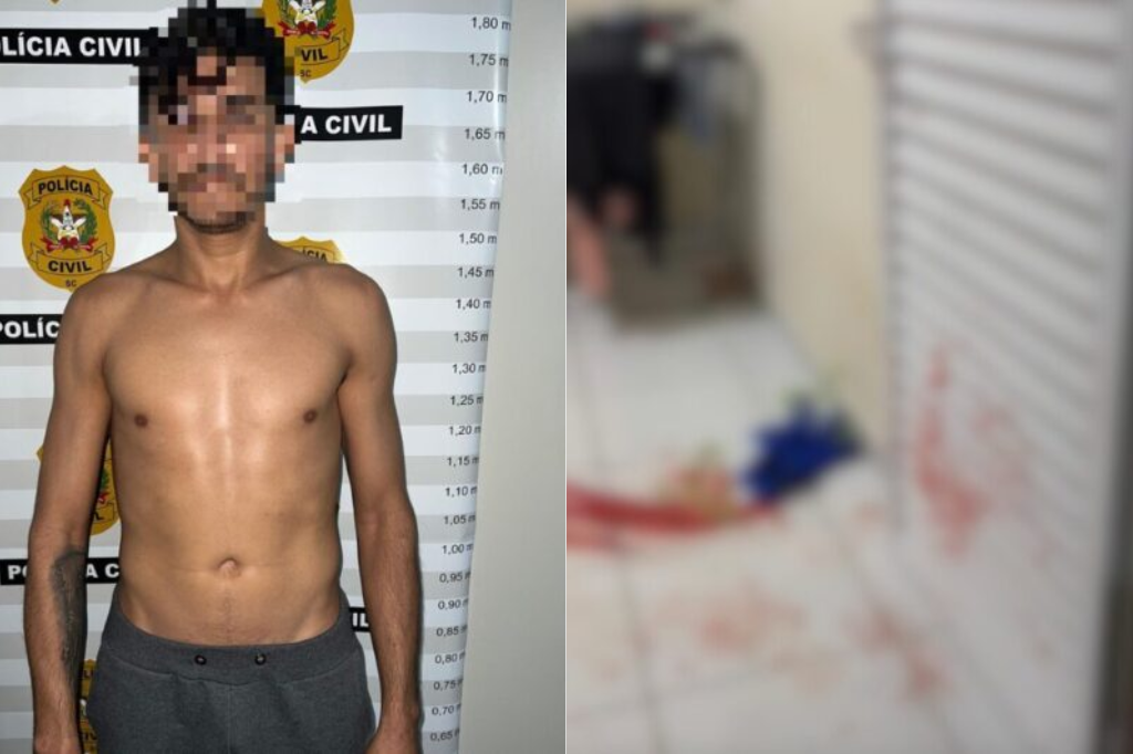 Imagem PCSC - Policial foragido é preso após feminicídio brutal em SC