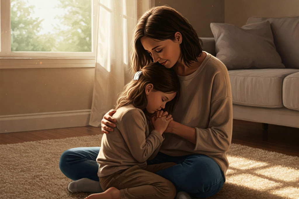 Imagem gerada por IA - Coluna #3: Mães que ensinam FÉ, a herança invisível que transforma vidas