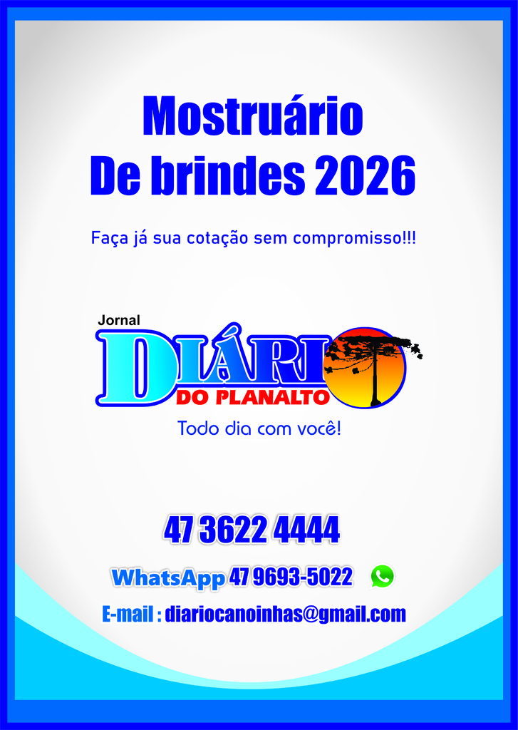 Confira o mostruário de brindes 2026 da Gráfica Dário do Planlto