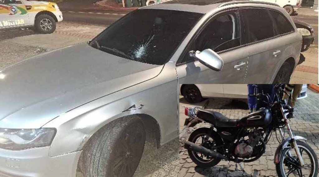 Acidente de trânsito com motociclista ferido é registrado na SC-110, em São Joaquim