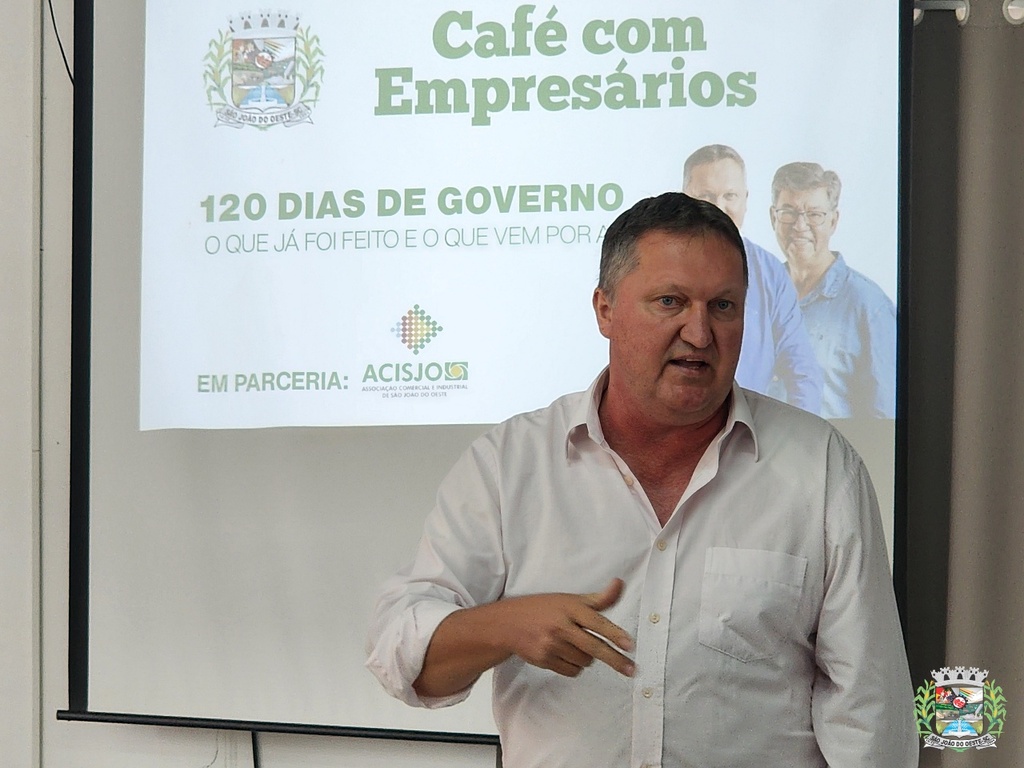 São João do Oeste destaca inúmeras ações em evento com empresários