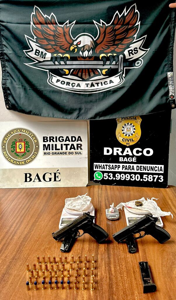 Ação de combate ao tráfico resulta em apreensão de armas