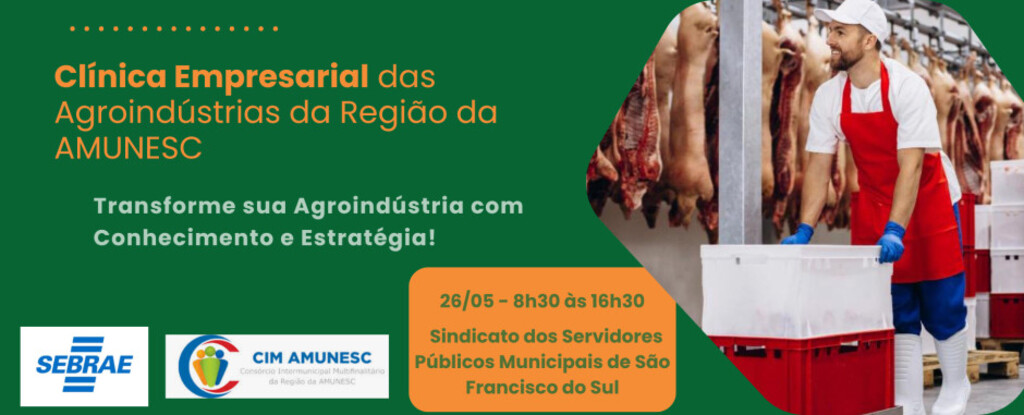 Clínica Empresarial oferece capacitação para agroindústrias da região nordeste de SC
