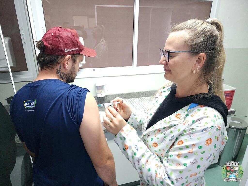 São João do Oeste amplia vacinação contra a gripe para toda a população