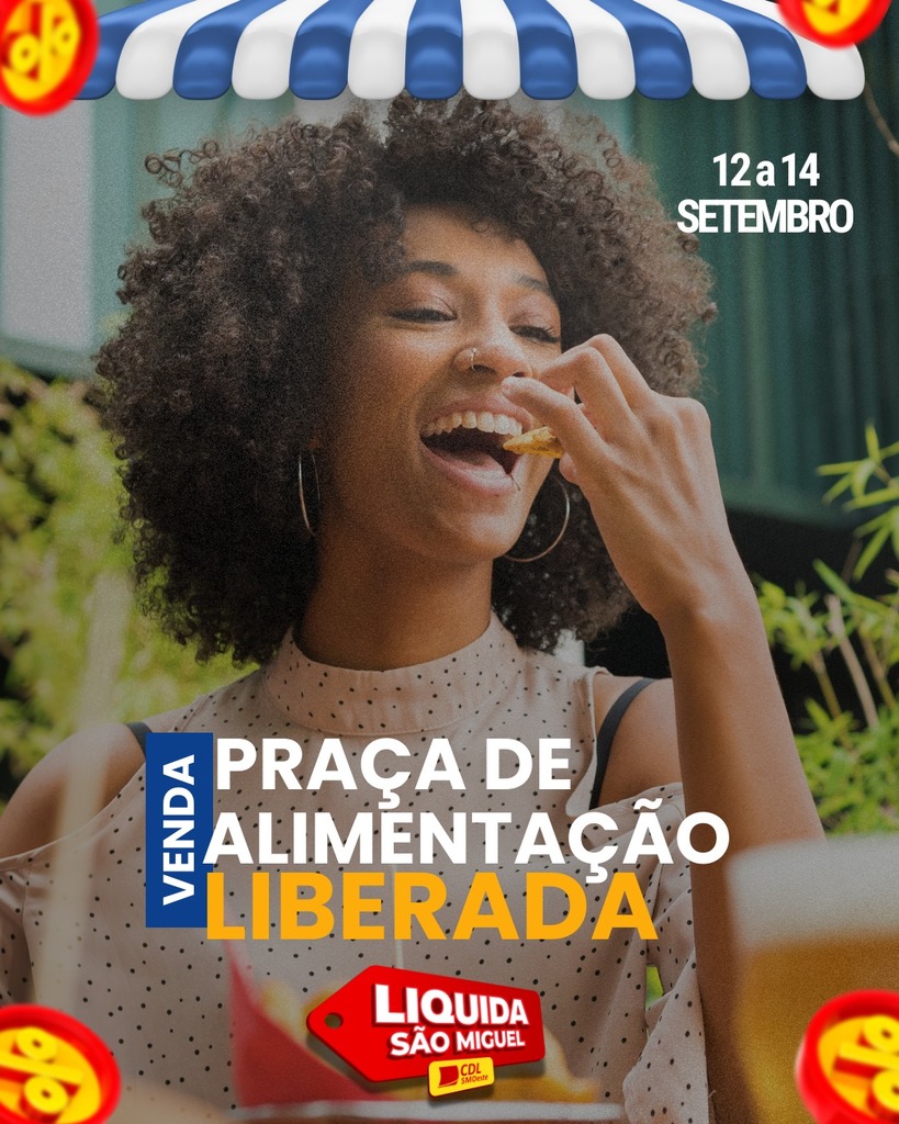 CDL abre comercialização da praça de alimentação no Liquida São Miguel 2025