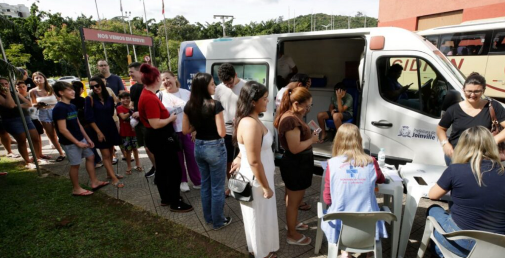 Joinville imuniza mais de 4,5 mil pessoas no Dia D contra a gripe