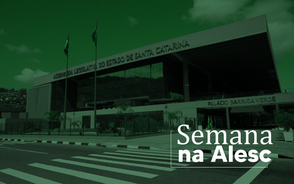 Estágio Visita, debate sobre financiamento cultural e sobre compostagem marcam a semana na Alesc