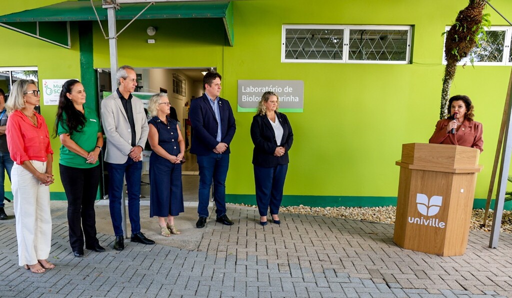 Governadora em exercício inaugura laboratórios de pesquisa avançada em Joinville e São Francisco do Sul