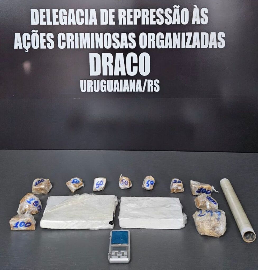 Draco prende homem com entorpecentes em lava-jato