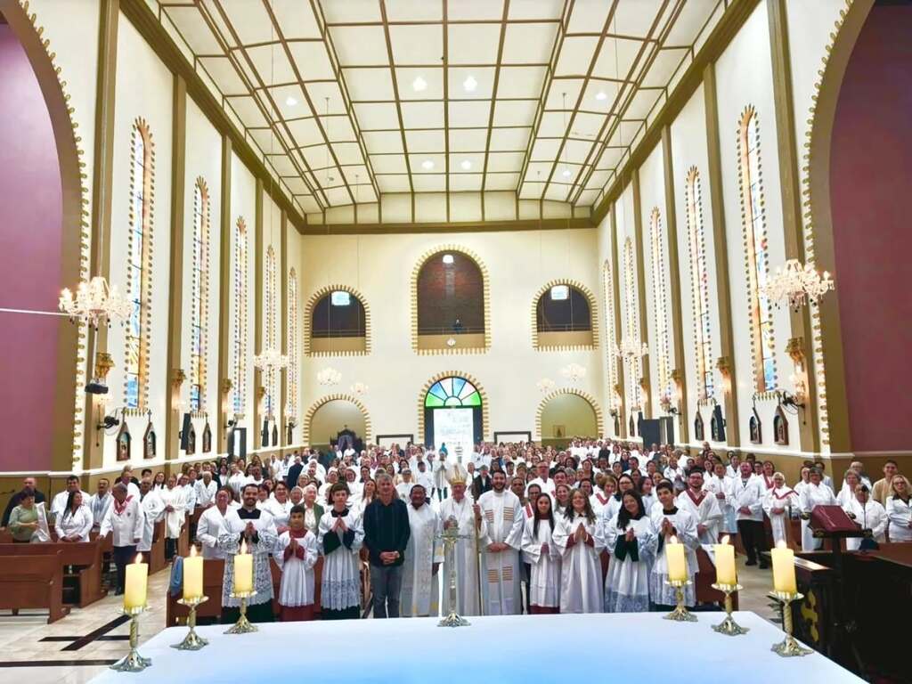 Encontro reuniu mais 300 ministros da Diocese de Lages em Anita Garibaldi