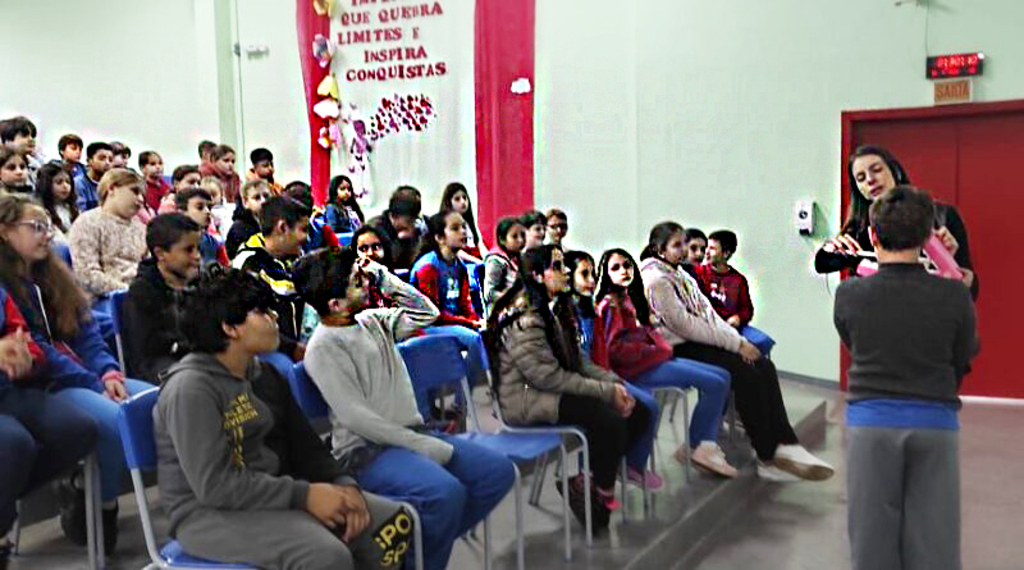 SAÚDE DESENVOLVE ATIVIDADE EDUCATIVA SOBRE SAÚDE BUCAL