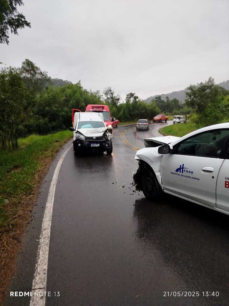 Acidente com feridos é registrado na SC-112 em Trombudo Central