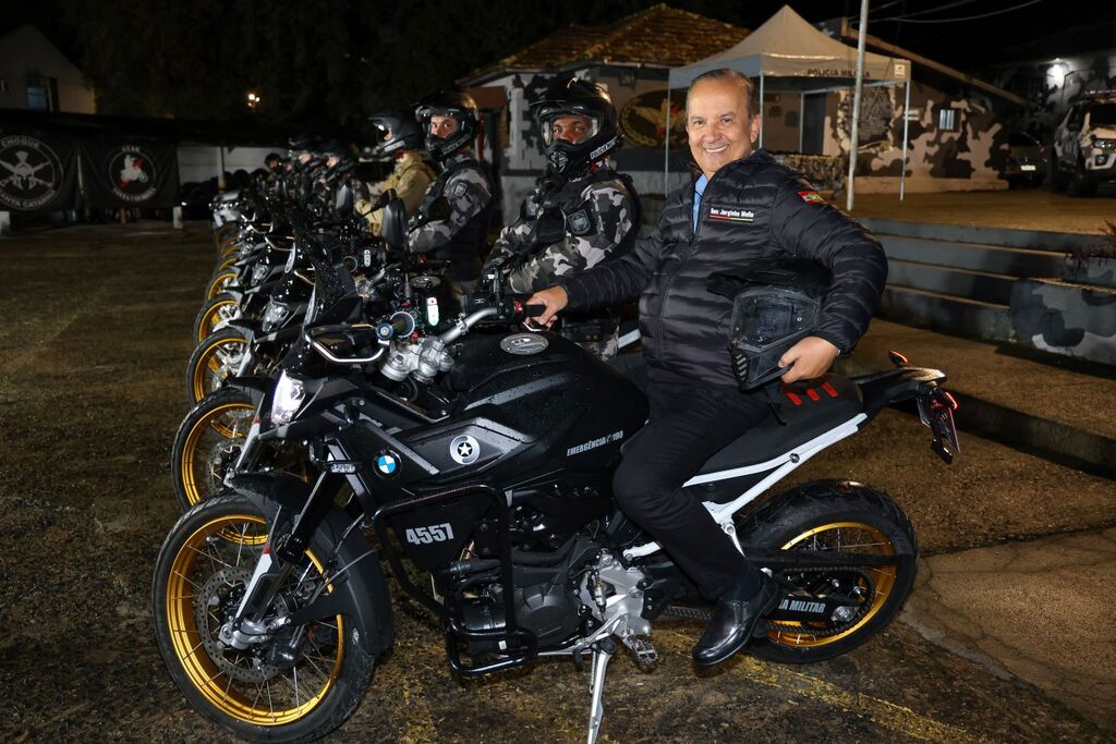 Governo do Estado entrega novas motocicletas para Batalhão de Choque da Polícia Militar de SC