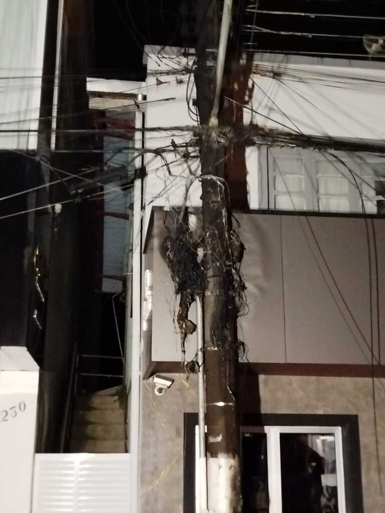 Incêndio em rede elétrica é controlado no centro de Ituporanga