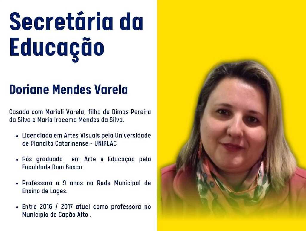 Secretaria Municipal de Educação, Cultura e Esporte de Capão Alto tem nova secretária