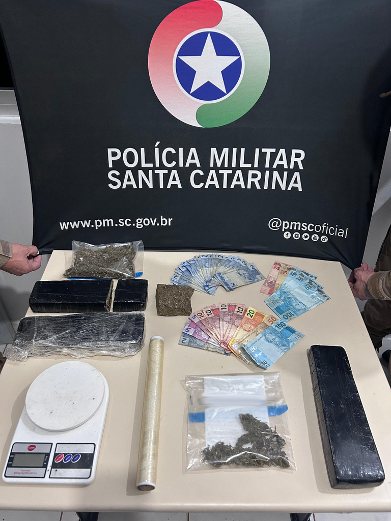 Ocorrência de tráfico de drogas é registrada em São Miguel do Oeste