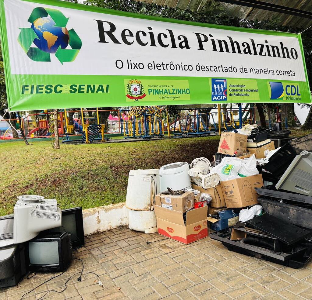 Recicla Pinhalzinho arrecada mais de 2 toneladas de resíduos na 15ª edição