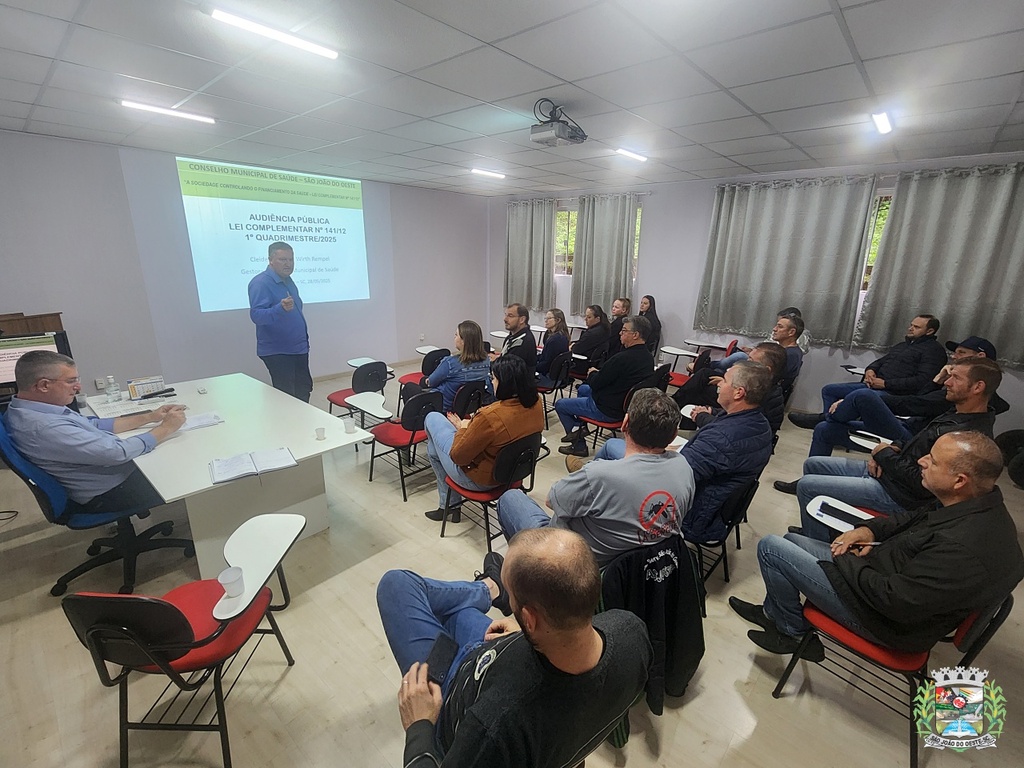 São João do Oeste realiza audiência pública dos dados fiscais do primeiro quadrimestre
