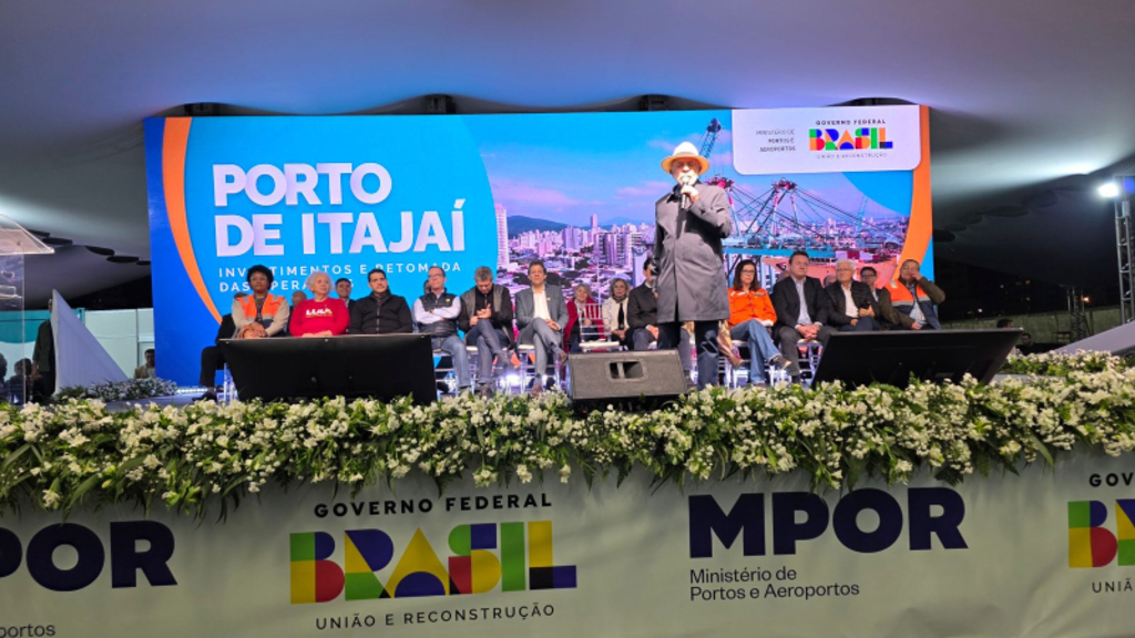 Presidente Lula anuncia medida provisória que cria a Autoridade Portuária de Itajaí