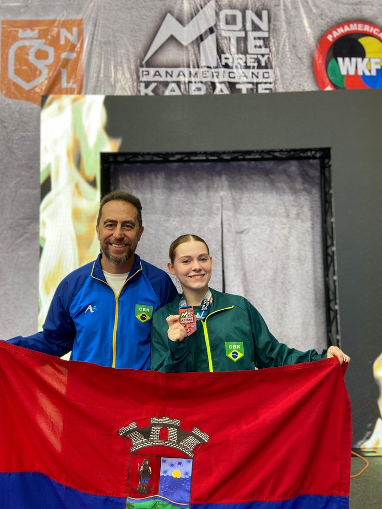 Atleta de Araquari conquista bronze no Pan-Americano de Karatê Sub-21 no México