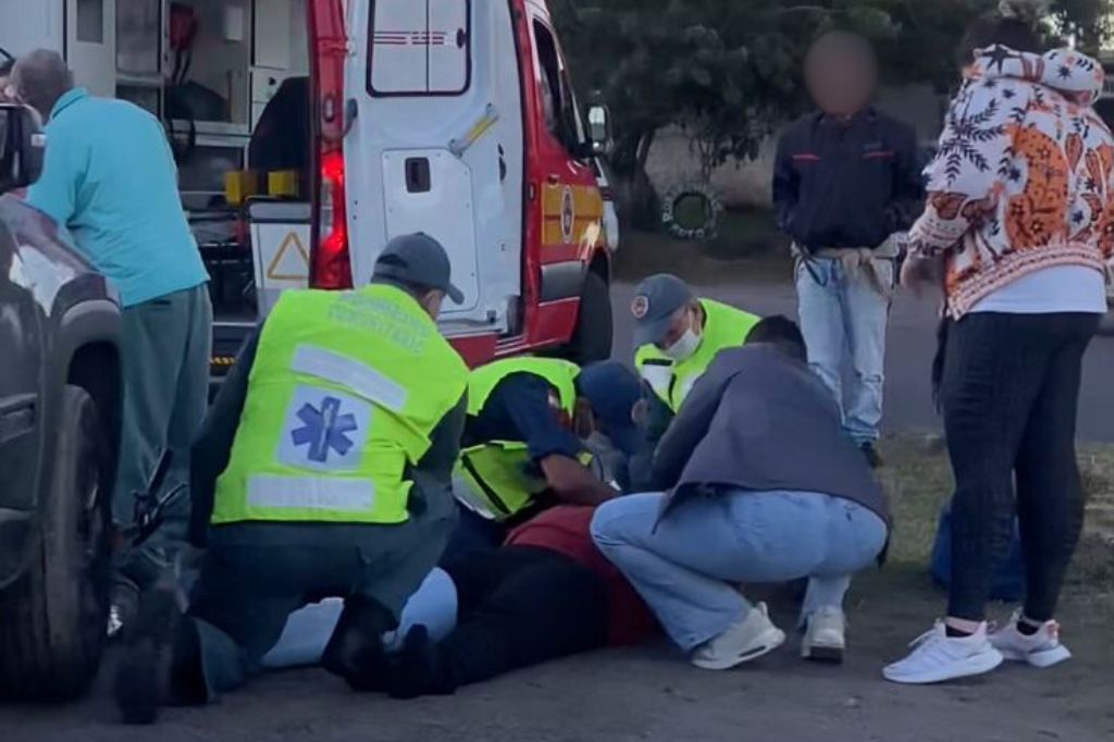  - Colisão entre carro e moto deixa motociclista ferido em Imbituba