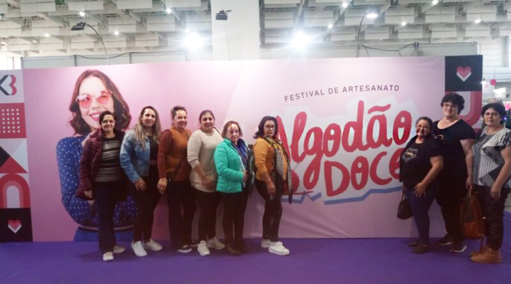 Clubes de Mães de Campos Novos participam do Algodão Doce Festival de Artesanato em Florianópolis