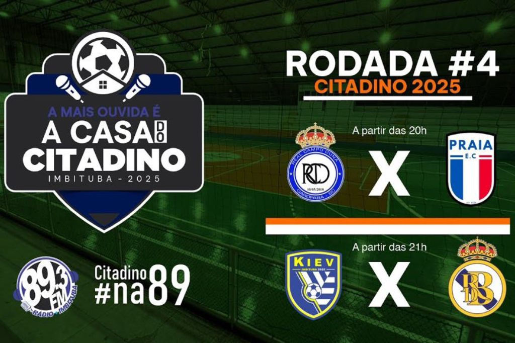 Rodada 4 do Citadino 2025 movimenta as Séries A e B com estreias e expectativas renovadas