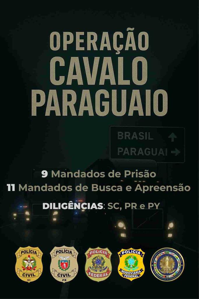 Operação Cavalo Paraguaio deflagrada