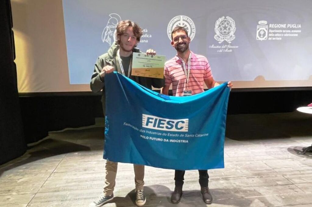 Estudante do Sesi de Lages conquista menção honrosa na Itália