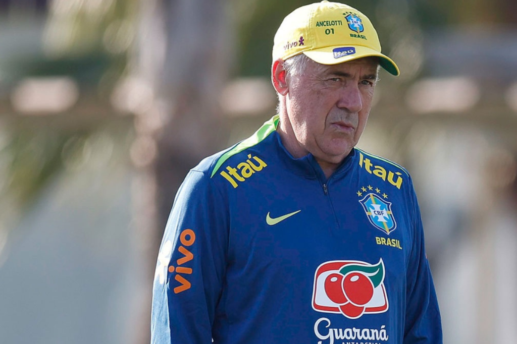 Ancelotti estreia no comando da Seleção Brasileira em confronto decisivo contra o Equador