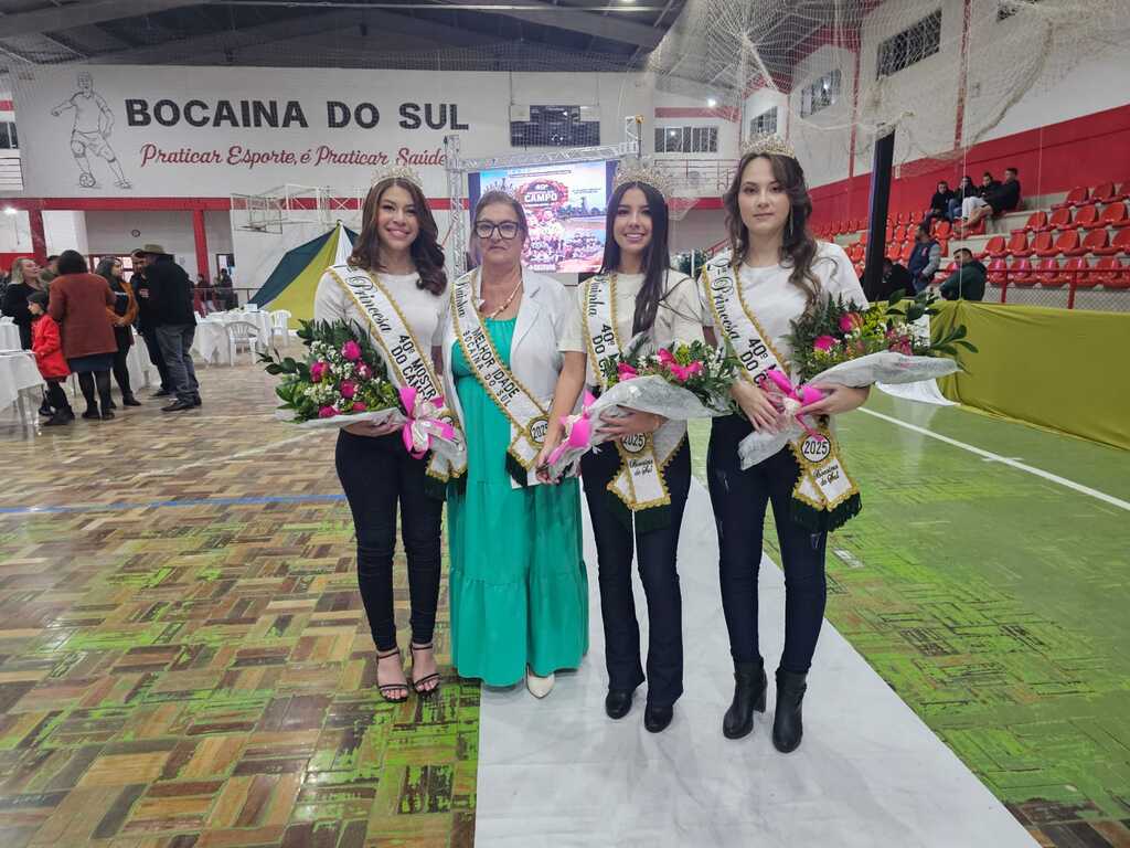 Bocaina do Sul tem noite especial com coroação da rainha da melhor idade e escolha das realezas da 40ª Mostra do Campo