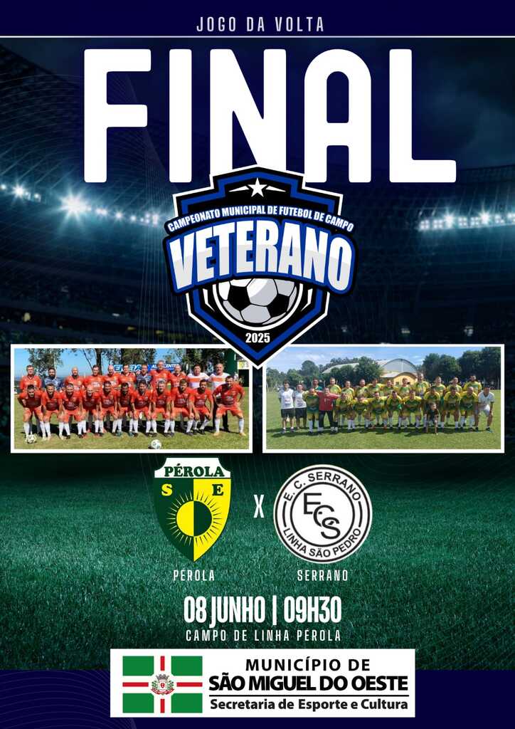 Domingo será dia de decisão na categoria Veterano